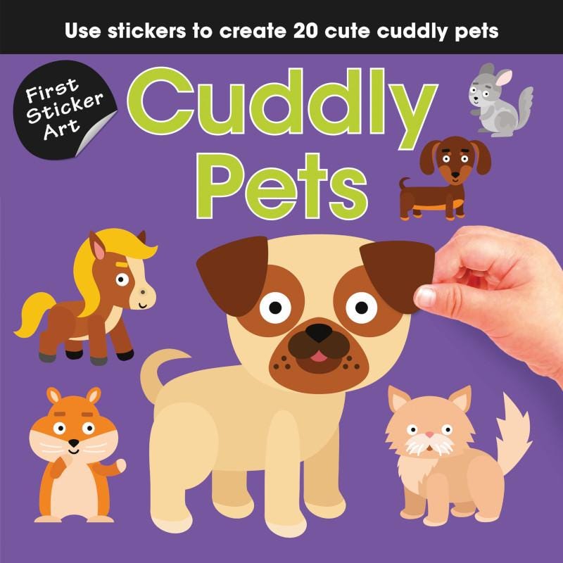 First Sticker Art: Cuddly Pets 9781438089591