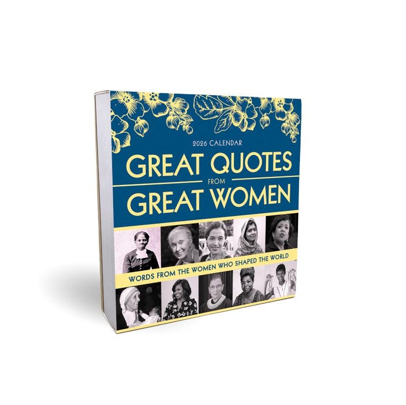 2026 Great Quotes From Great Women Boxed Calendar 9781464229657