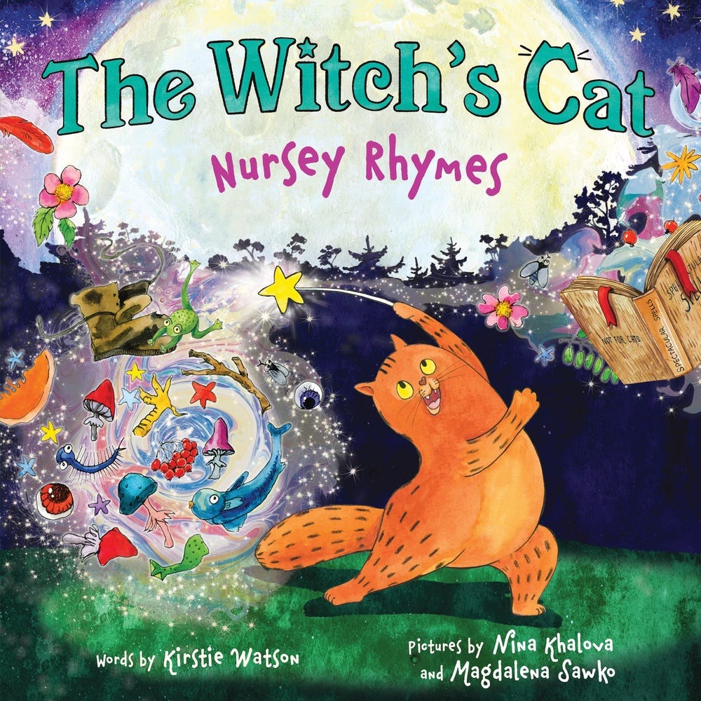 魔法使いの猫　Witch's Cat The Witch's Cat's Nursery Rhymes | Sourcebooks, LLC.