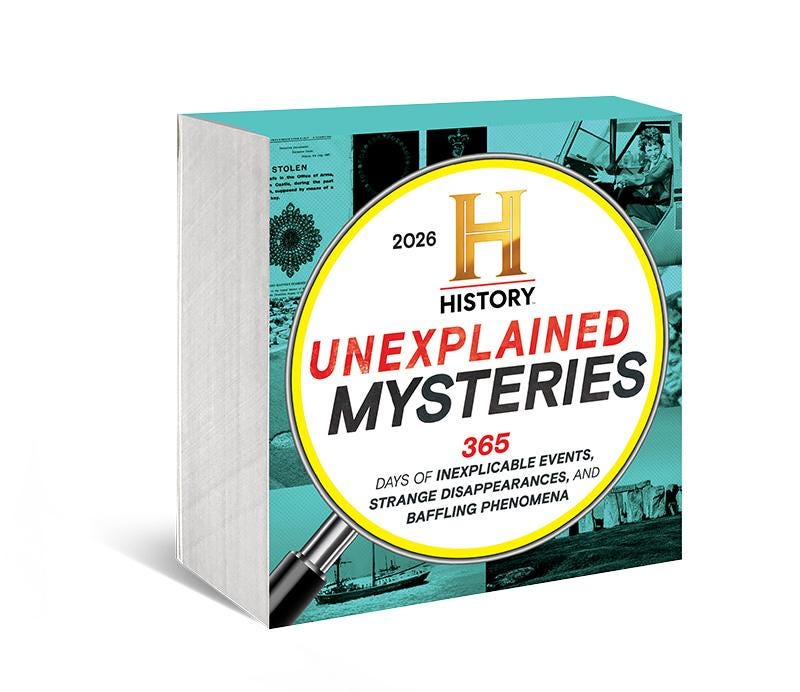 2026 History Channel Unexplained Mysteries Boxed Calendar 9781728284071