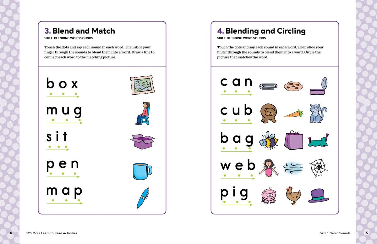 125 More Learn to Read Activities | Sourcebooks, LLC.
