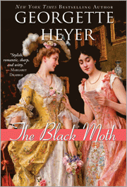 Cover image of The Black Moth by Georgette Heyer